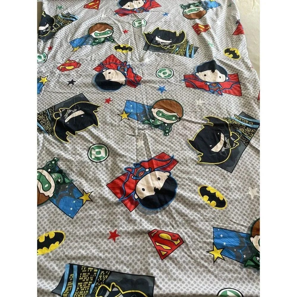 Warner Bros. Super Heros Batman, Superman & Green Lantern Comforter Kids Bedroom